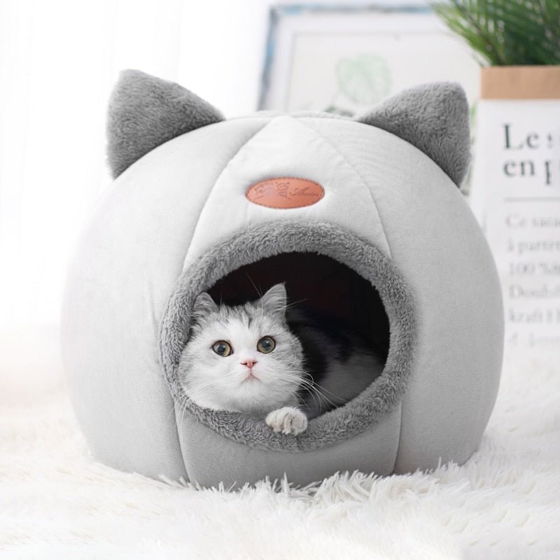 AuraCue™ Fluffy Cat Cave